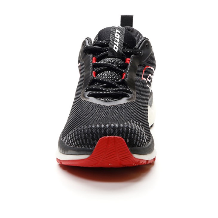 Zapatillas Running Lotto Volata Hyperpulse 100 Hombre Negras Rojas | VM174227D6