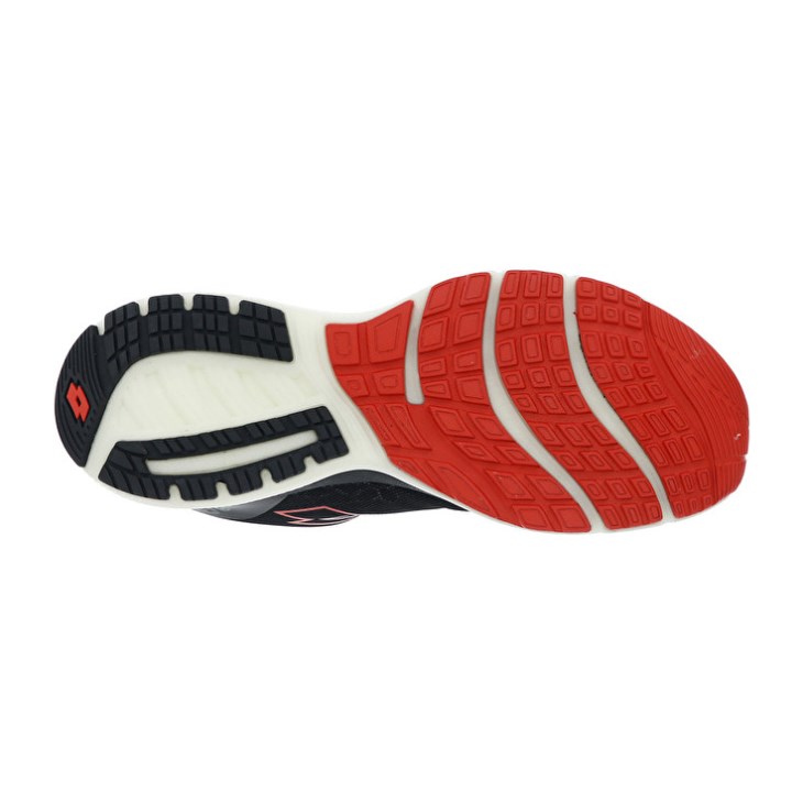 Zapatillas Running Lotto Volata Hyperpulse 100 Hombre Negras Rojas | VM174227D6