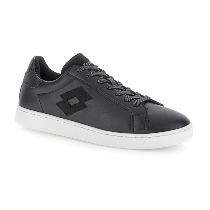 Zapatillas Tenis Lotto 1973 AMF Evo VII Hombre Negras | ND385468J3