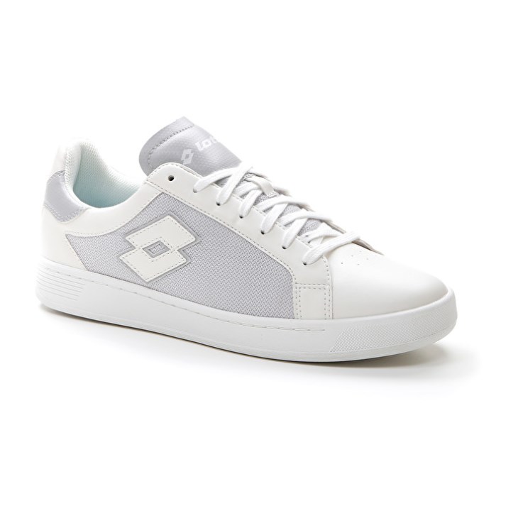 Zapatillas Tenis Lotto 1973 AMF Evo VI NET Hombre Blancas Gris | JB208970O3