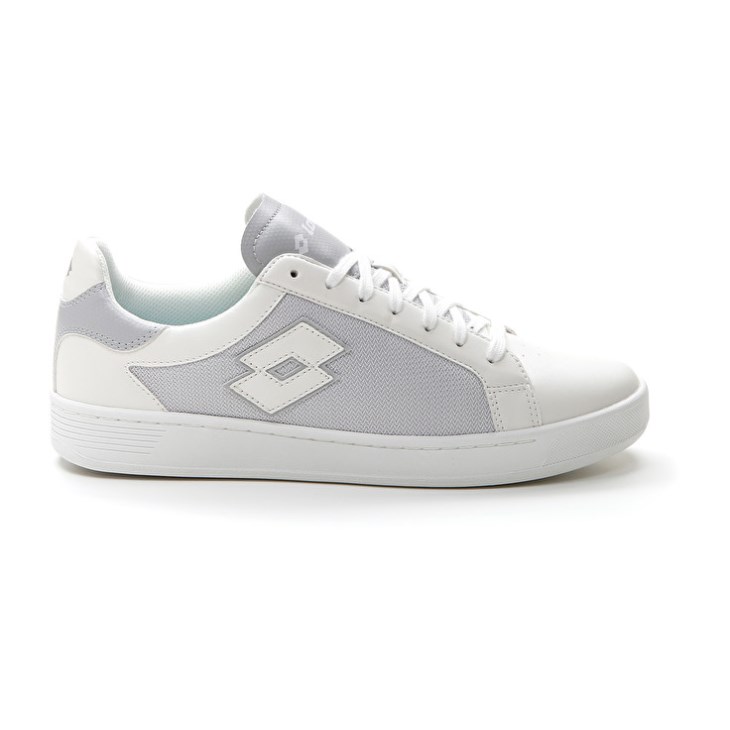 Zapatillas Tenis Lotto 1973 AMF Evo VI NET Hombre Blancas Gris | JB208970O3