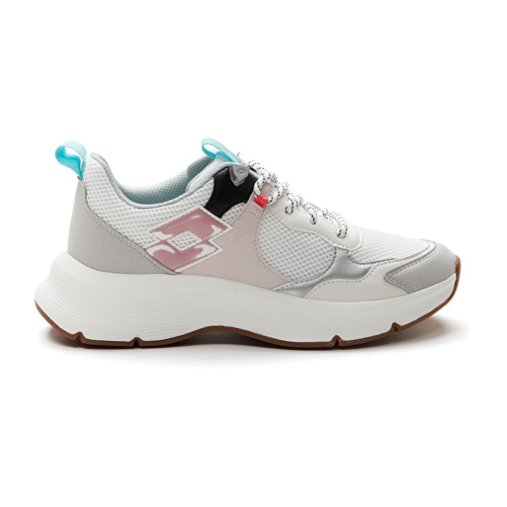 Zapatillas Tenis Lotto Antares AMF W Mujer Blancas Gris | BJ097639H6
