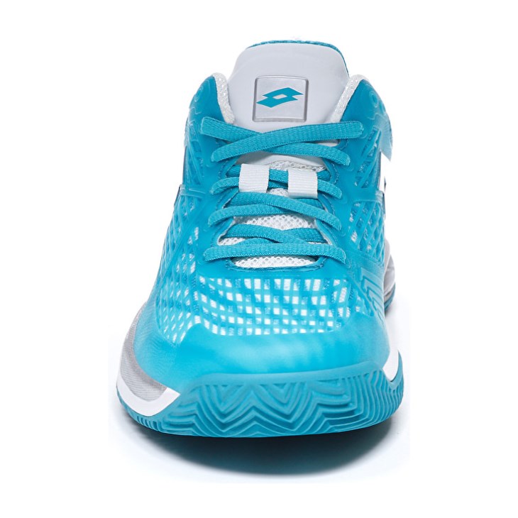 Zapatillas Tenis Lotto Mirage 100 CLY W Mujer Azules Blancas Plateadas | QP478817X5
