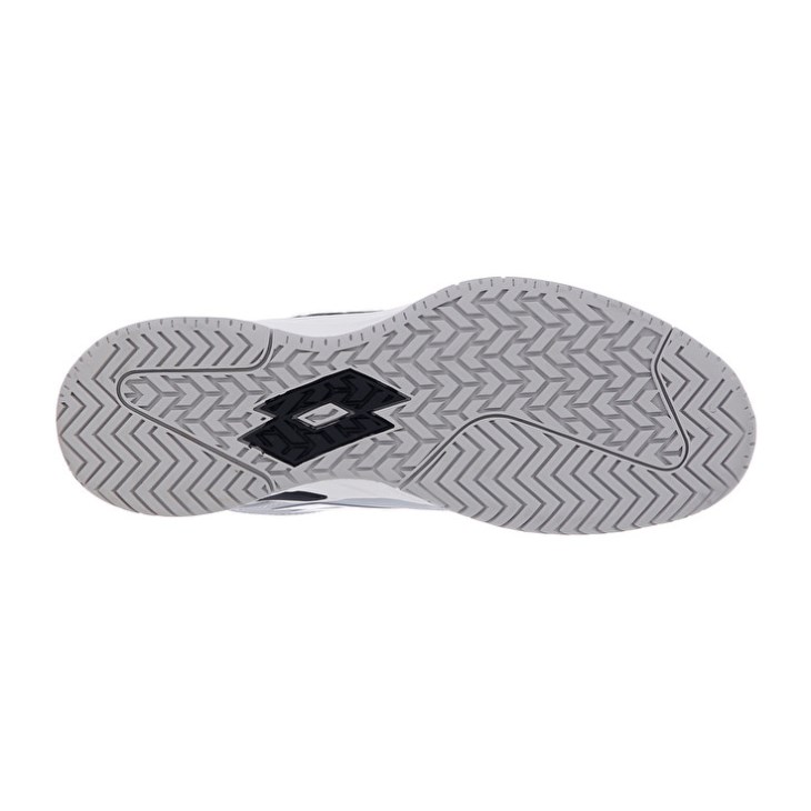 Zapatillas Tenis Lotto Mirage 100 SPD Hombre Blancas Negras Plateadas | TA138053P3