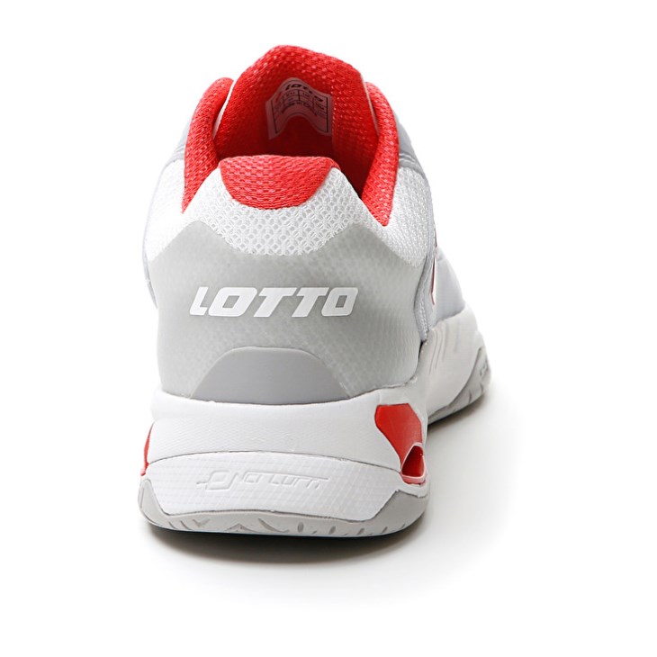 Zapatillas Tenis Lotto Mirage 100 SPD W Mujer Blancas Rojas | FU075497G7