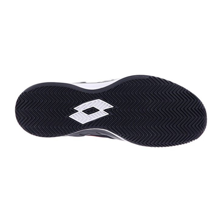 Zapatillas Tenis Lotto Mirage 200 CLY Hombre Negras Blancas Rojas | JE916001J8