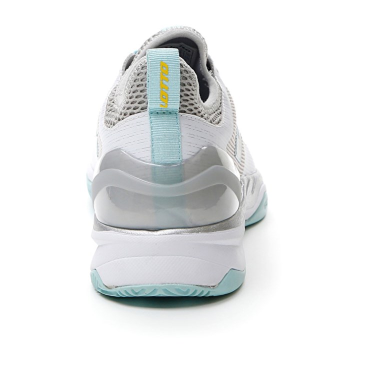 Zapatillas Tenis Lotto Mirage 200 CLY W Mujer Blancas Plateadas Azules | TK781368Y9