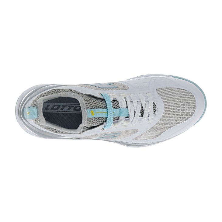 Zapatillas Tenis Lotto Mirage 200 CLY W Mujer Blancas Plateadas Azules | TK781368Y9