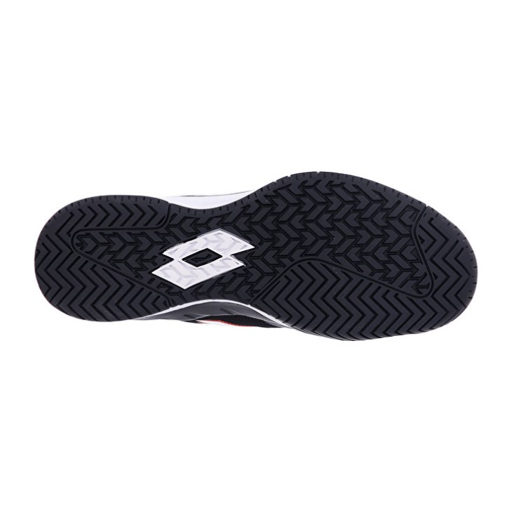 Zapatillas Tenis Lotto Mirage 200 SPD Hombre Negras Blancas Rojas | RF070247C4