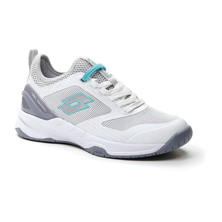 Zapatillas Tenis Lotto Mirage 200 SPD W Mujer Blancas Gris | PP361686A8