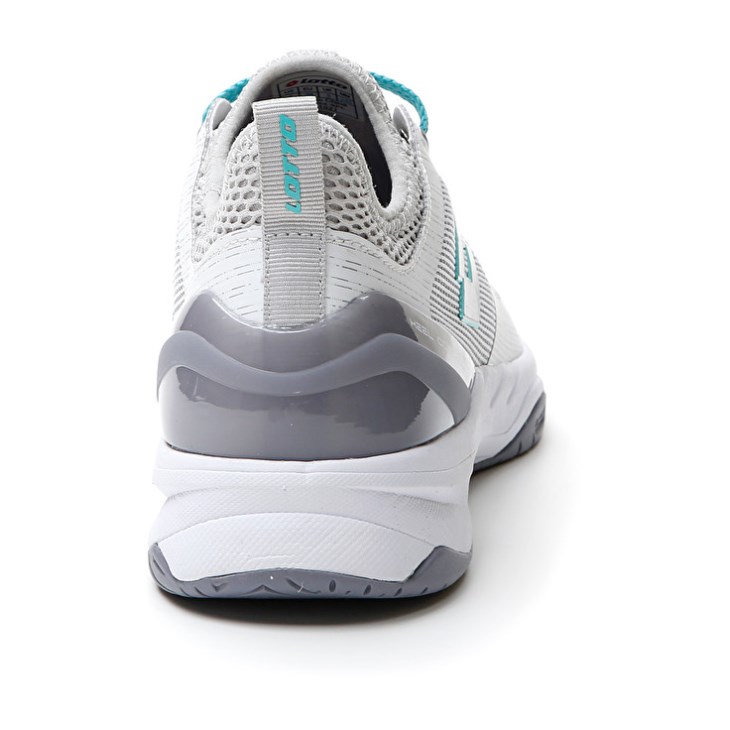 Zapatillas Tenis Lotto Mirage 200 SPD W Mujer Blancas Gris | PP361686A8