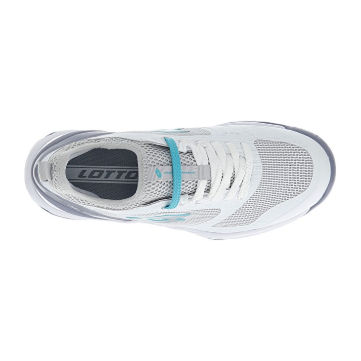 Zapatillas Tenis Lotto Mirage 200 SPD W Mujer Blancas Gris | PP361686A8