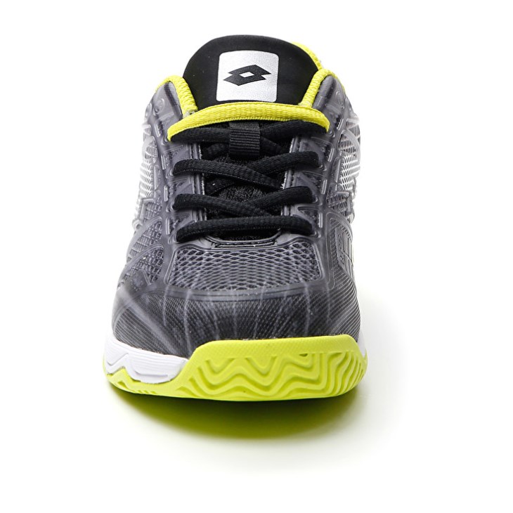 Zapatillas Tenis Lotto Mirage 300 ALR JR Niños Negras Blancas Verde | PC689518H3