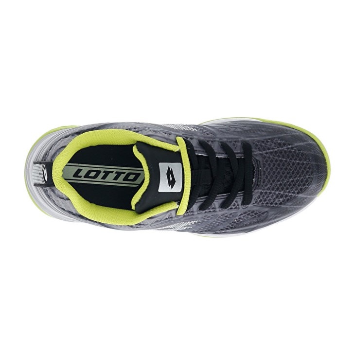 Zapatillas Tenis Lotto Mirage 300 ALR JR Niños Negras Blancas Verde | PC689518H3