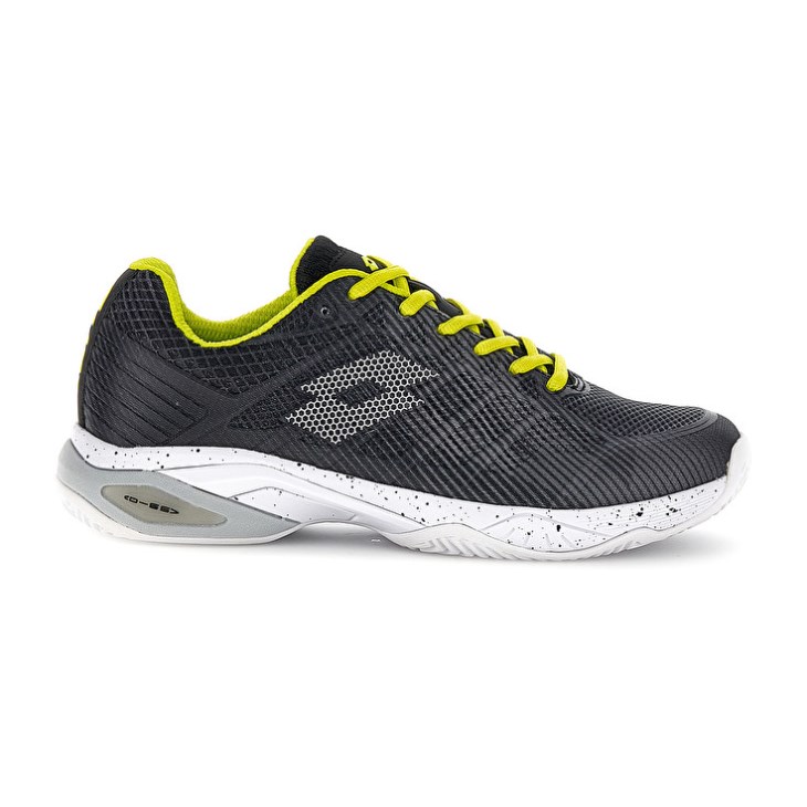 Zapatillas Tenis Lotto Mirage 300 III CLY Hombre Negras Blancas Verde | JH676647S9