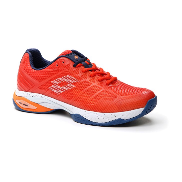Zapatillas Tenis Lotto Mirage 300 III SPD Hombre Naranjas Blancas | JR387298N9