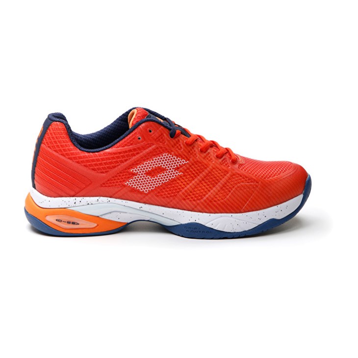 Zapatillas Tenis Lotto Mirage 300 III SPD Hombre Naranjas Blancas | JR387298N9