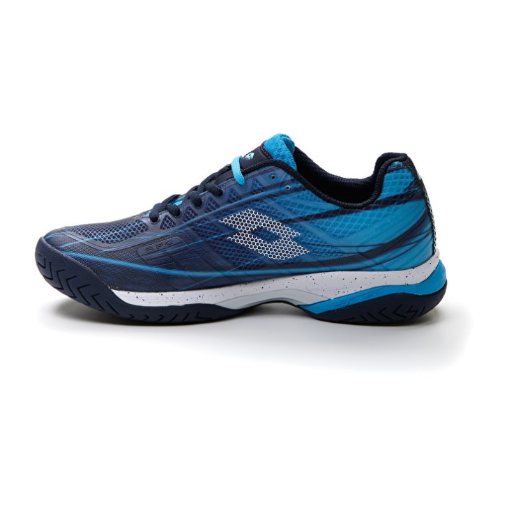 Zapatillas Tenis Lotto Mirage 300 SPD Hombre Azul Marino Azules Blancas Azules | OB346214A5