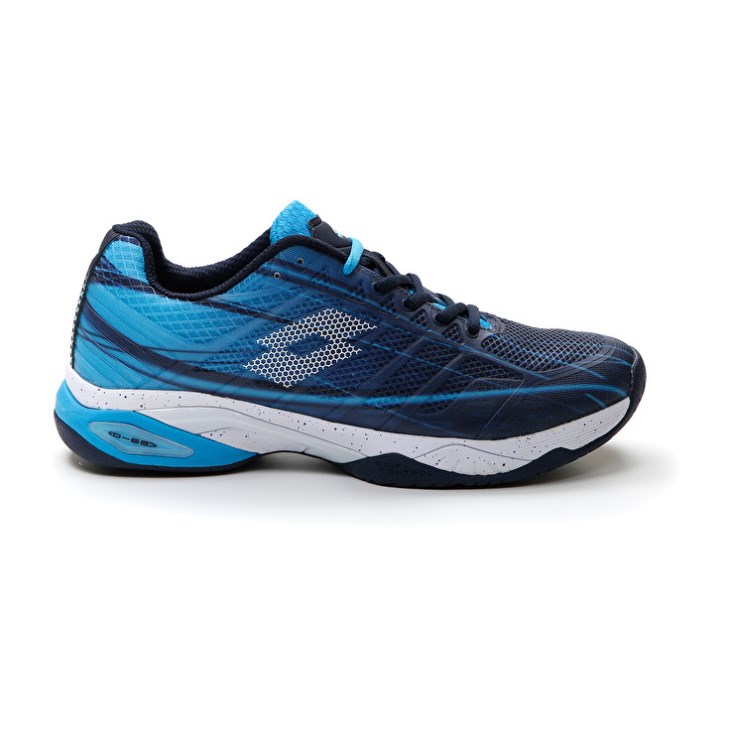 Zapatillas Tenis Lotto Mirage 300 SPD Hombre Azul Marino Azules Blancas Azules | OB346214A5
