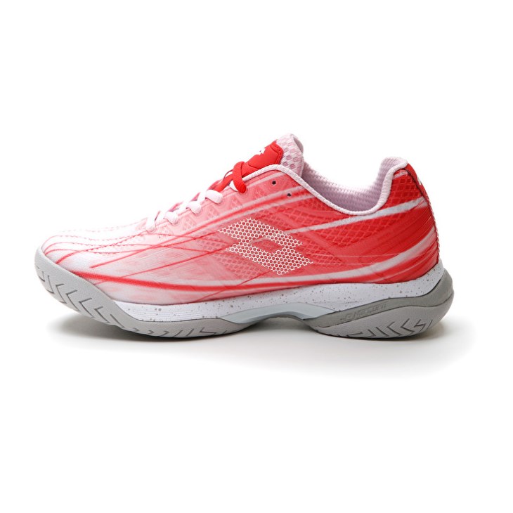 Zapatillas Tenis Lotto Mirage 300 SPD W Mujer Rosas Blancas Rojas | KM961206G8
