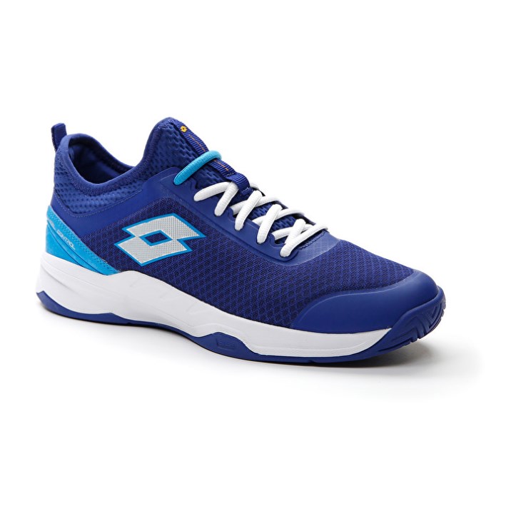Zapatillas Tenis Lotto Mirage 500 II ALR Hombre Azules Blancas Azules | ZL063236B7