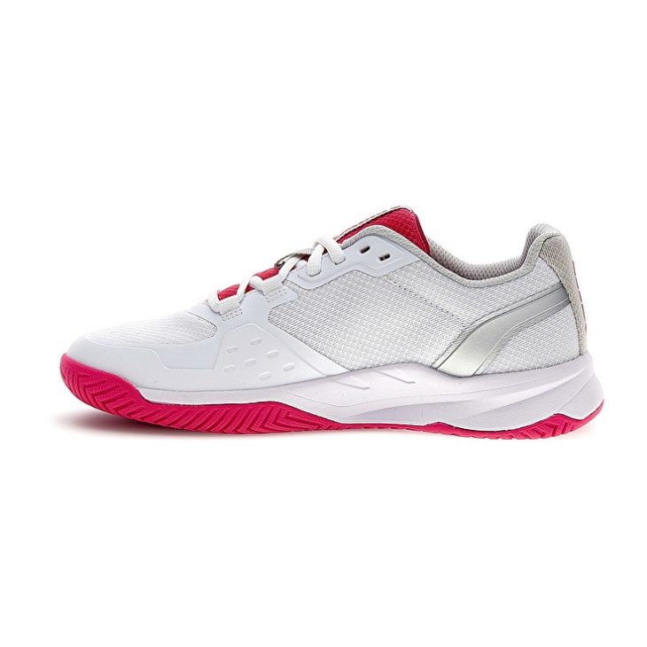 Zapatillas Tenis Lotto Mirage 600 III ALR W Mujer Blancas Rojas | UK661576D7