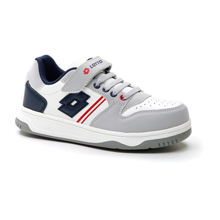 Zapatillas de Baloncesto Lotto Rocket AMF II CL S Niños Blancas Gris | LW909610D4