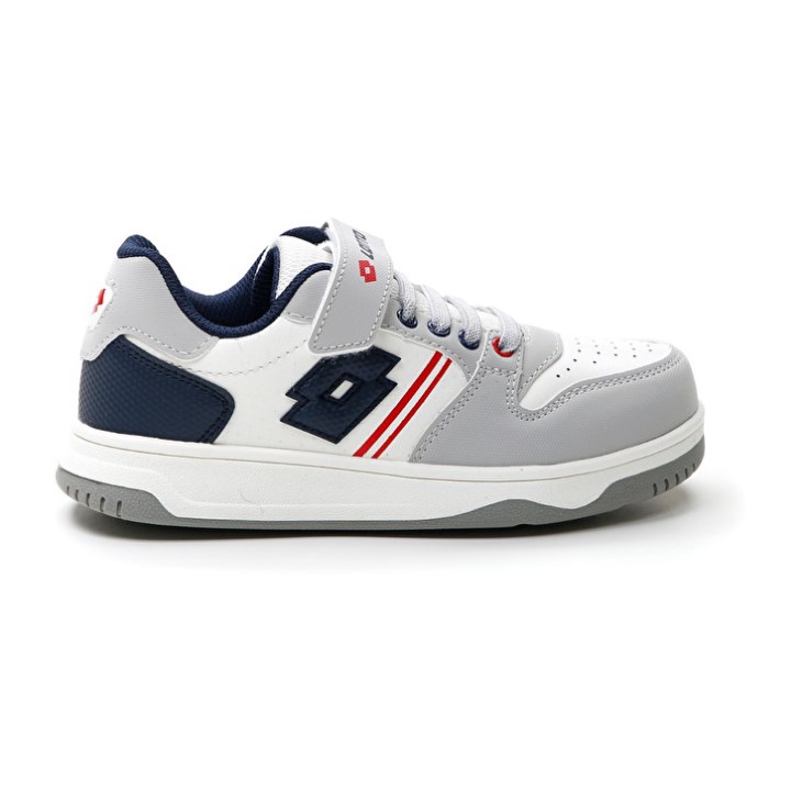 Zapatillas de Baloncesto Lotto Rocket AMF II CL S Niños Blancas Gris | LW909610D4