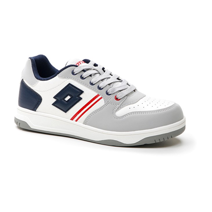 Zapatillas de Baloncesto Lotto Rocket AMF II JR Niños Blancas Azul Marino | OT588978E6