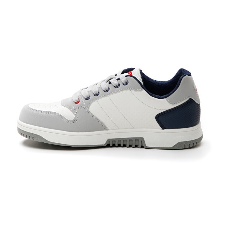 Zapatillas de Baloncesto Lotto Rocket AMF II JR Niños Blancas Azul Marino | OT588978E6