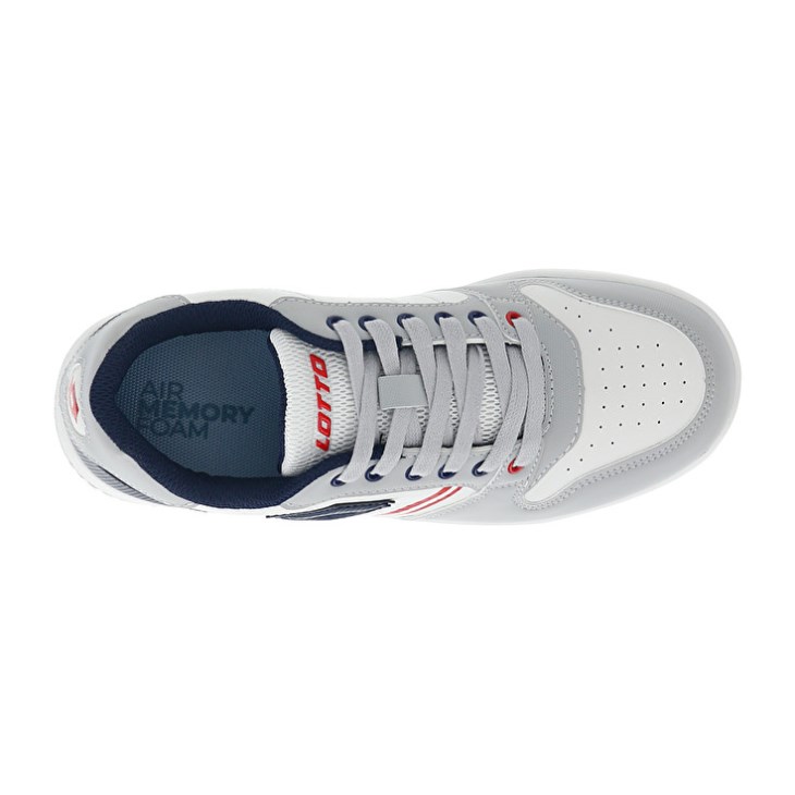 Zapatillas de Baloncesto Lotto Rocket AMF II JR Niños Blancas Azul Marino | OT588978E6