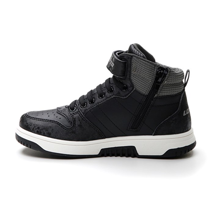 Zapatillas de Baloncesto Lotto Rocket AMF III Mid Stud CL S Niños Negras | PR425812A0