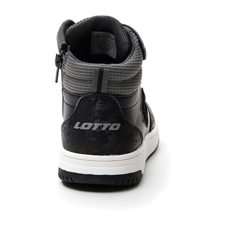 Zapatillas de Baloncesto Lotto Rocket AMF III Mid Stud CL S Niños Negras | PR425812A0