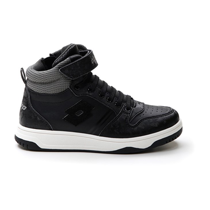 Zapatillas de Baloncesto Lotto Rocket AMF III Mid Stud CL S Niños Negras | PR425812A0