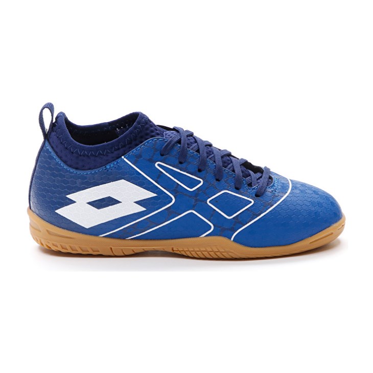Zapatos De Fútbol Lotto Maestro 700 III ID JR Niños Azules Blancas Azules | XI054515B1
