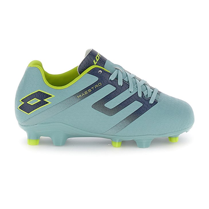 Zapatos De Fútbol Lotto Maestro 700 V FG JR Niños Verde Azules | ER522872R5