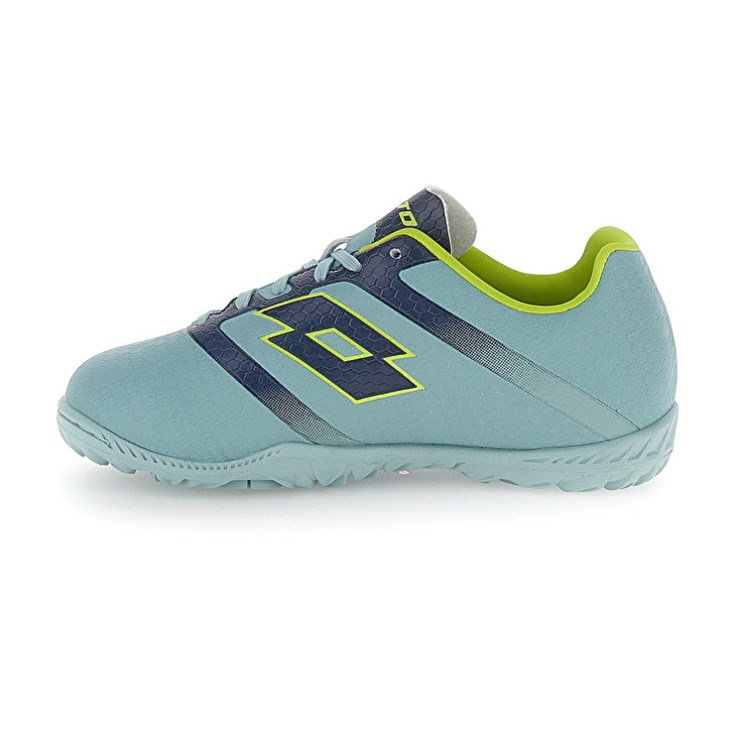 Zapatos De Fútbol Lotto Maestro 700 V TF JR Niños Verde Azules | CM034213M3
