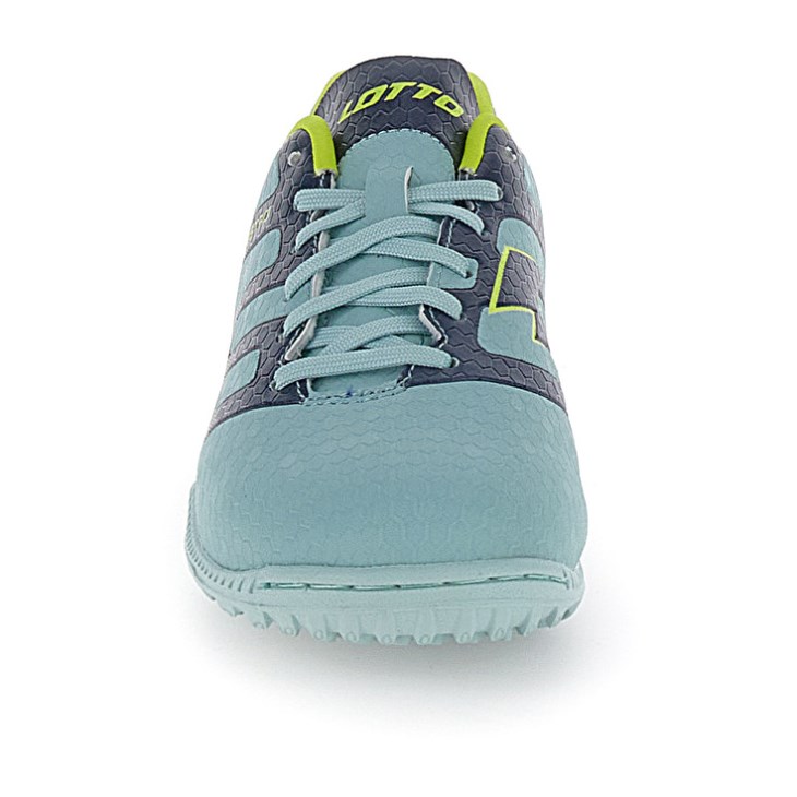 Zapatos De Fútbol Lotto Maestro 700 V TF JR Niños Verde Azules | CM034213M3
