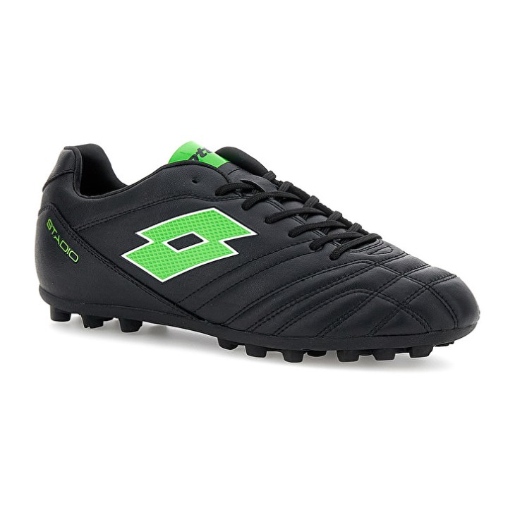 Zapatos De Fútbol Lotto Stadio 705 Agmr Hombre Negras Verde | LI188838H7