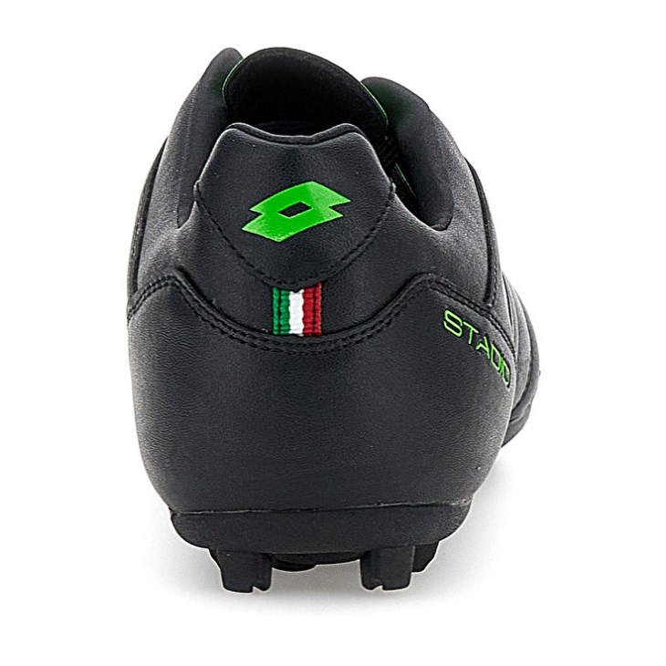 Zapatos De Fútbol Lotto Stadio 705 Agmr Hombre Negras Verde | LI188838H7