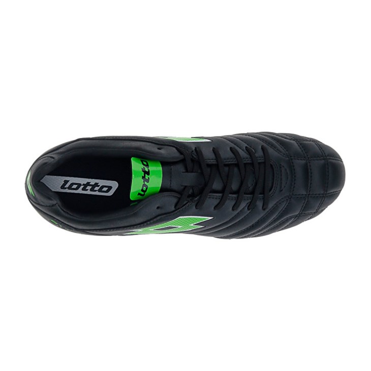 Zapatos De Fútbol Lotto Stadio 705 Agmr Hombre Negras Verde | LI188838H7