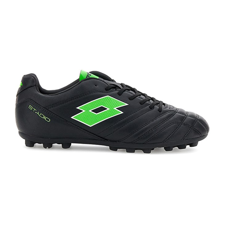 Zapatos De Fútbol Lotto Stadio 705 Agmr Hombre Negras Verde | LI188838H7