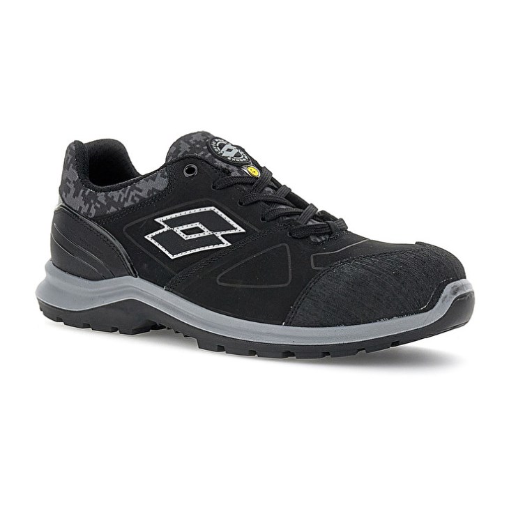 Zapatos Seguridad Lotto Hit 200 S3 ESD Mujer Negras | HN163796K4