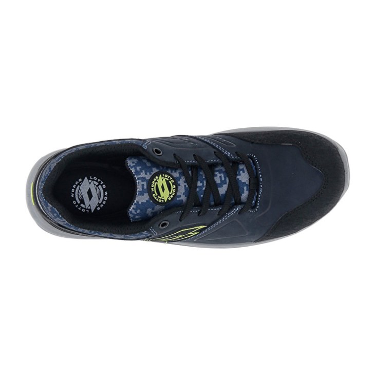 Zapatos Seguridad Lotto Hit 200 S3 Hombre Azules Negras Verde | IZ045714N5