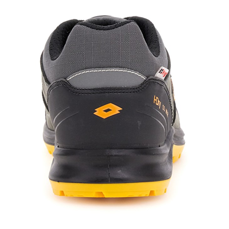 Zapatos Seguridad Lotto Hit 250 S3 SRC Wr HDRY Hombre Gris Oscuro Amarillo | UW466676I2