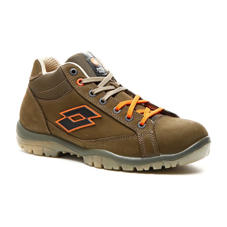 Zapatos Seguridad Lotto Jump Mid 900 S3 SRC Hombre Verde Oliva | XX043134W6