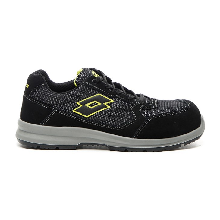 Zapatos Seguridad Lotto Race 250 S1P SD Hombre Negras Verde | ZK292259S7