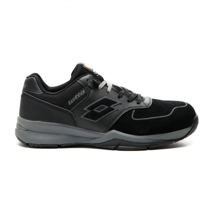 Zapatos Seguridad Lotto Street Hombre Negras Gris Oscuro | NC060616N0