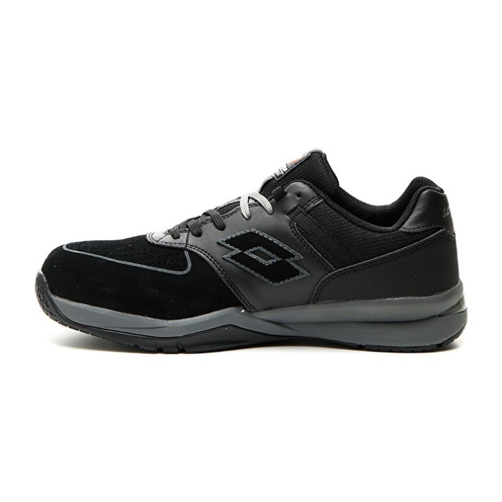 Zapatos Seguridad Lotto Street S1P SRC Hombre Negras Plateadas | MQ449914K7