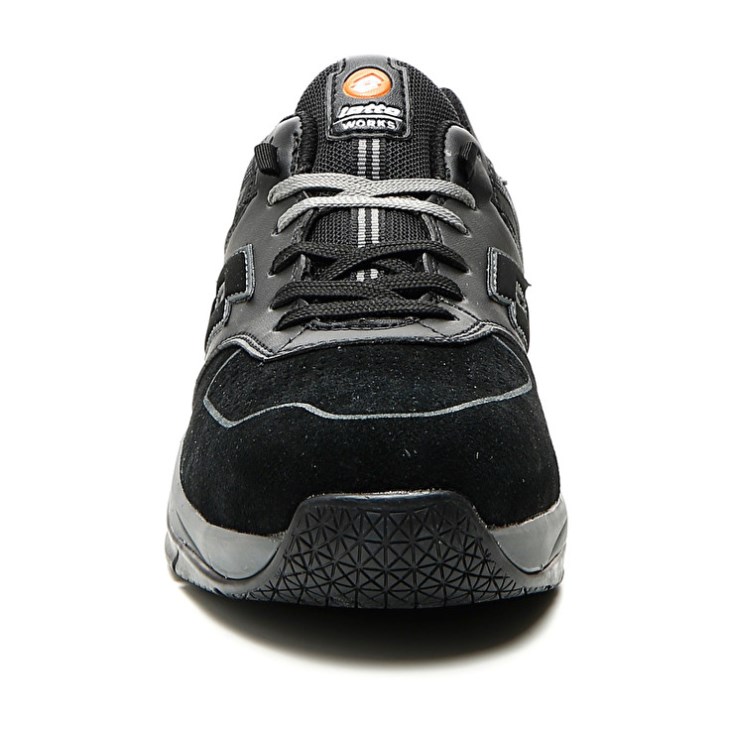 Zapatos Seguridad Lotto Street S1P SRC Hombre Negras Plateadas | MQ449914K7
